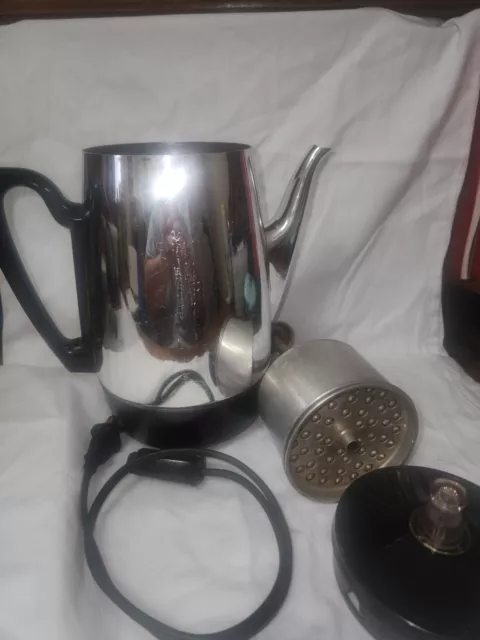 PARTS ONLY 10 Cup GE General Electric Automatic PERCOLATOR Coffee