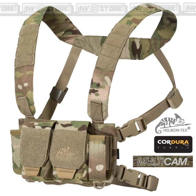 Gilet Tactique Peminkoo 142ACD - Pochette Triple Chargeur - Pour Airsoft, Jeux De Guerre - Camouflage