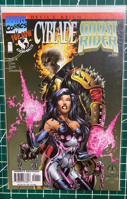 Cyblade/Ghost Rider Devil's Reign Chapter 2 January 1997 Marvel/Top Cow