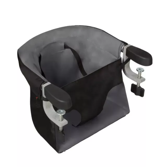 Mountain Buggy Pod v3 Portable Clip on Highchair (Flint) with Carry Bag, RRP £54