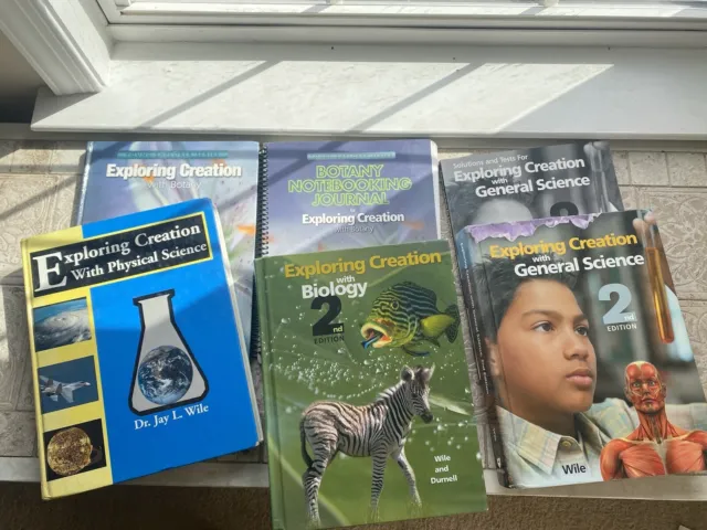 Apologia Exploring Creation Lot Of 6 (General Science, Botany, More)
