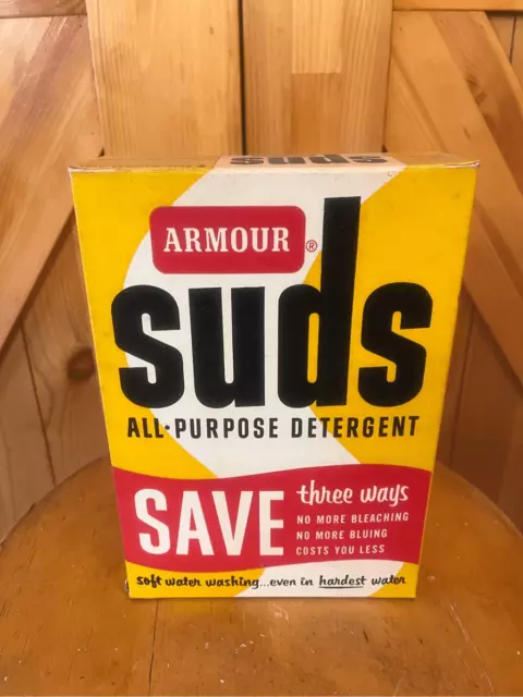Vintage Armour Suds all purpose detergent Sealed