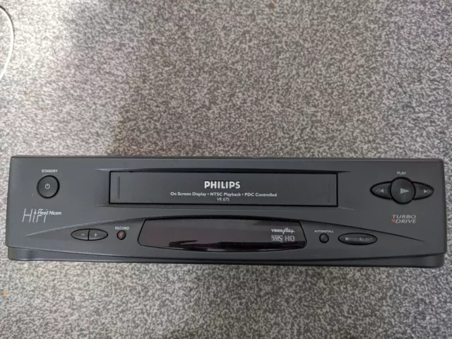 Philips VHS player working