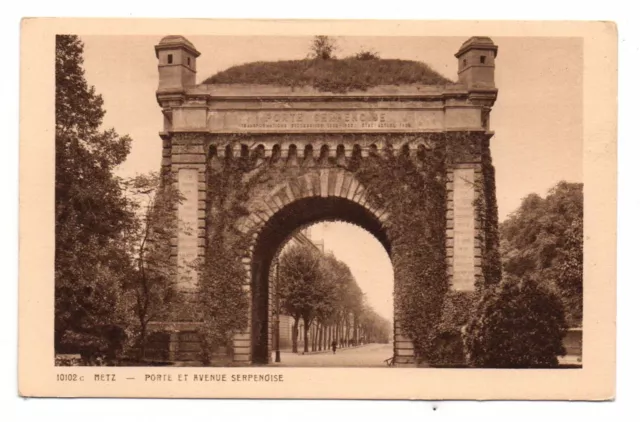 METZ - Porte et avenue Serpenoise   (C4534)