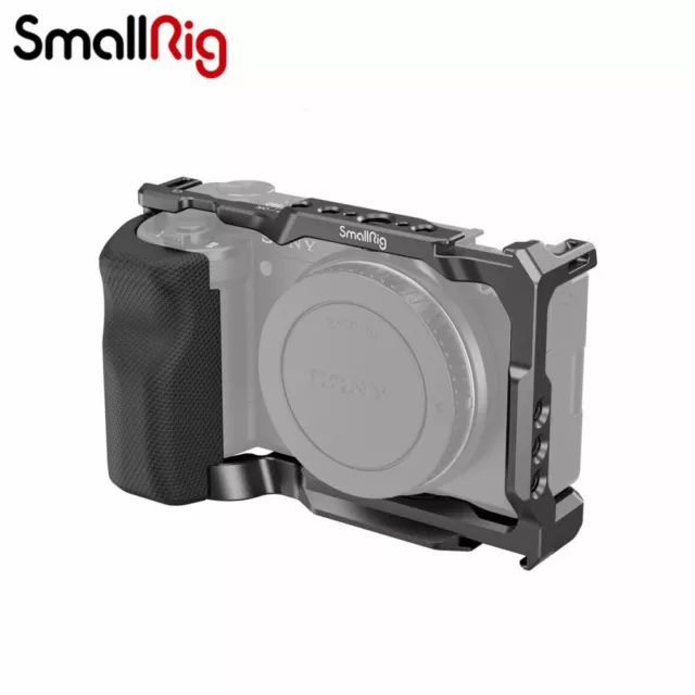 SmallRig ZV E10 Cage with Removeable Silicone Hand Grip for Sony ZV-E10 3538B