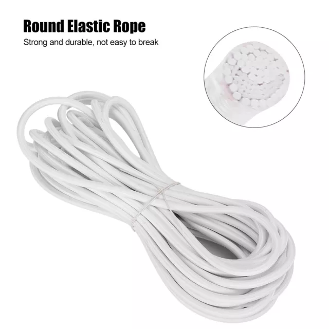 6mm 10m / 32.8ft Polypropylene Fiber Round Elastic Rope Cord Sewing☜
