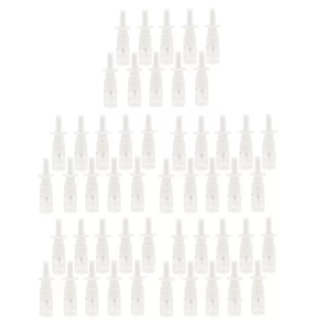 Pack Of 50 5ml Empty Nasal Spray Bottles Cleanser Container Dispensing