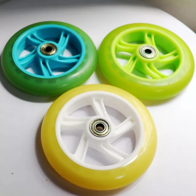 Premium 5 inch Scooter Wheel Pair High Elasticity Suitable for Outdoor Use