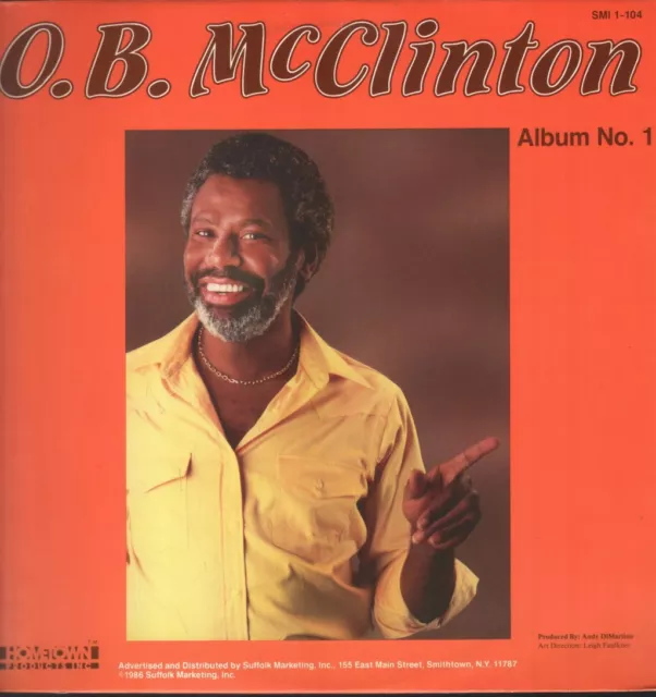 O.b. McClinton Album No. 1 LP vinyl USA Suffolk Marketing Inc. 1986 SMI1104