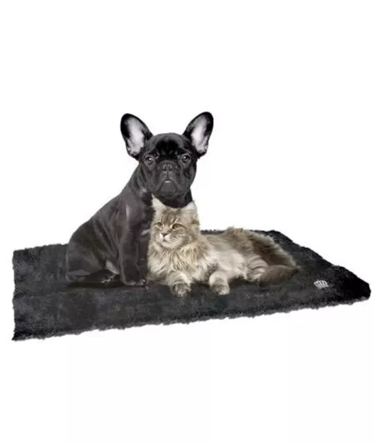 Tapis auto-chauffant noir pour chiens et chats Croci