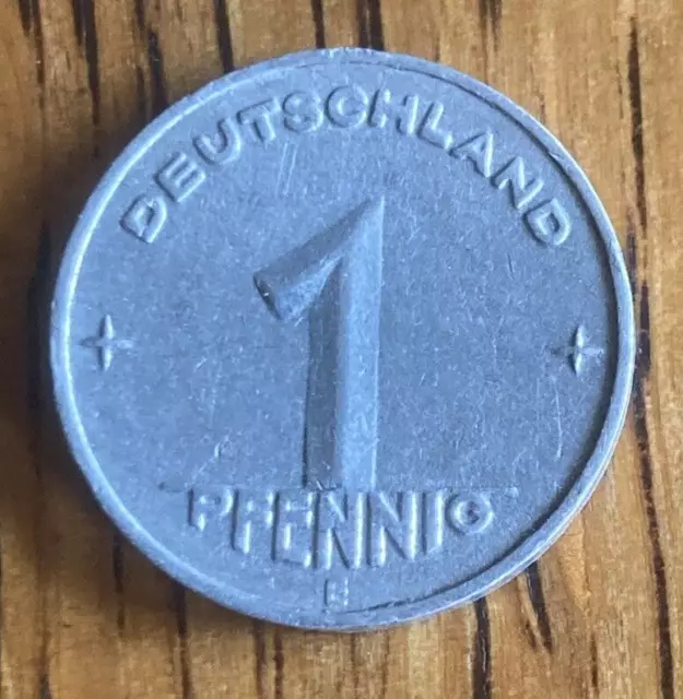 DDR Deutschland Münzen 1 Pfennig 1950 E sehr schön