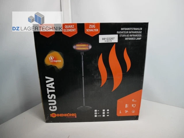Infrarotstrahler Sonnenkönig GUSTAV 2000 W Infrarotheizung Heizgerät