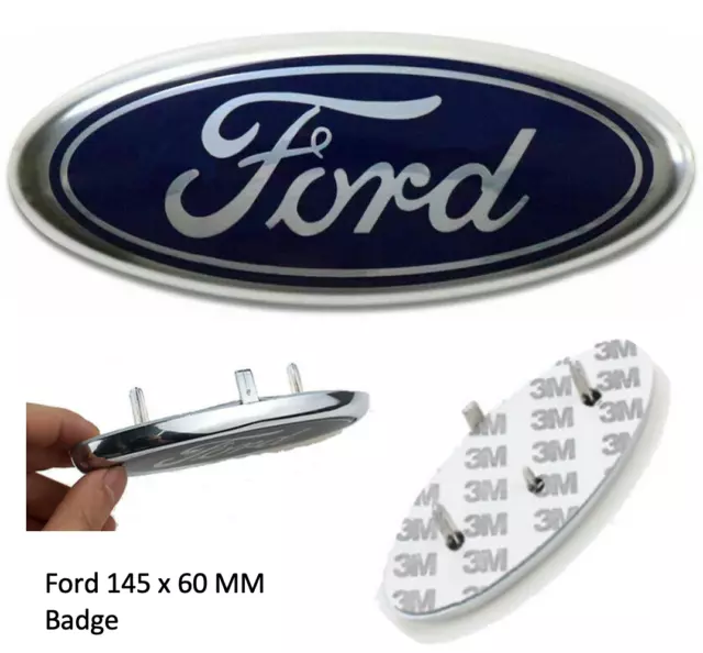 Ford logo embleme de capot avant  ovale Badge 145MM x 60MM équivalent 1779943