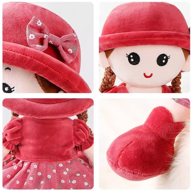 Baby Girl Rag Doll Soft Stuffed Plush Doll Toy Cute Princess Doll Ragdoll Toy