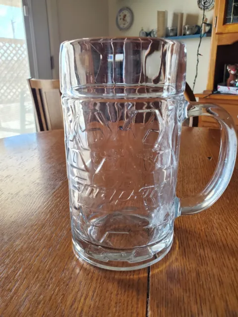 Snap-On Tools Large Glass 1 Liter Beer Stein Mug