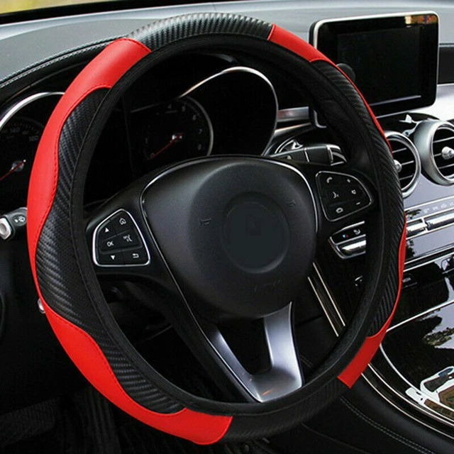 Auto Lenkradbezüge Auto Tuning Styling Innenausstattung Lenkradbezüge Rot Farbe