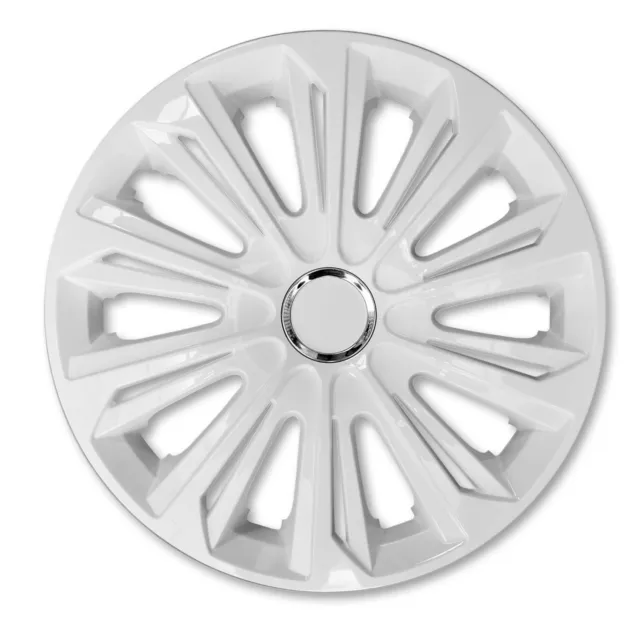 HUB CAPS 16" Wheel Trims 16 Inch HQ ABS Plastic Universal Push-In Set of 4 ~038~