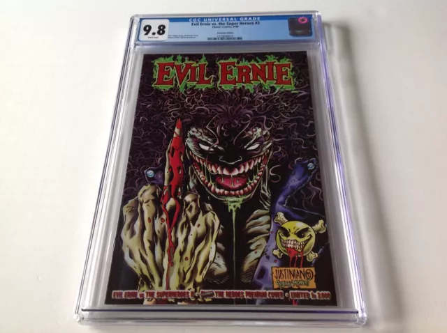 Evil Ernie Vs The Super Heroes 2 Cgc 9.8 White Pgs Highest Grade Only 2000 Lot 1