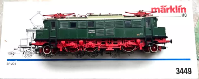 Märklin BR 204 DR 3449, Faulhaber umgebaut auf Zweileileiter