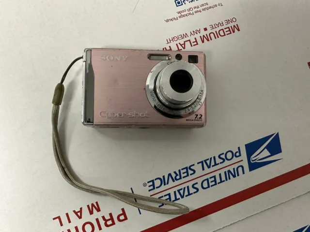 Sony Cyber-shot DSC-W80 7.2MP Digital Camera - Pink