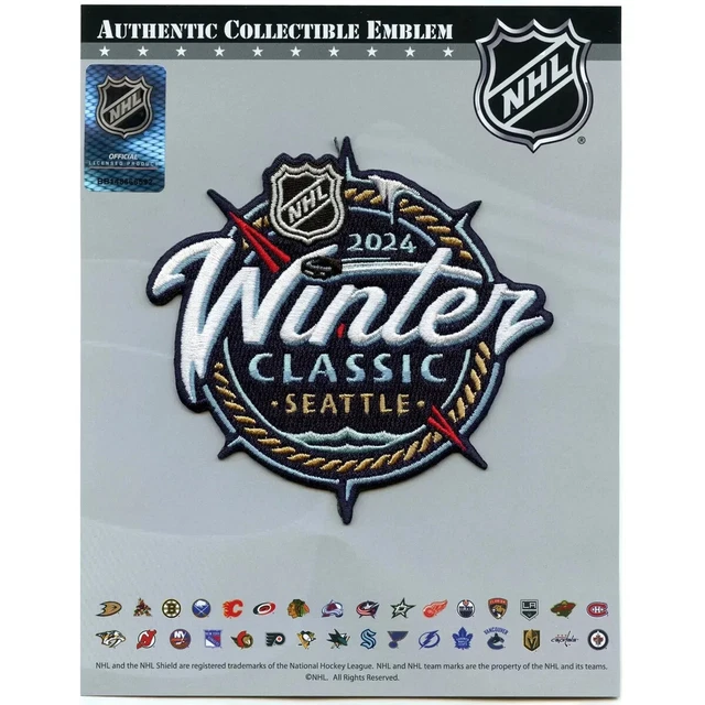 2024 NHL WINTER Classic Patch Seattle Kraken vs Vegas Golden Knights