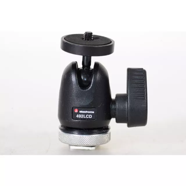 Manfrotto 492LCD Rotule Micro - Tête de Trépied - Trépied Inclineur Inclinable