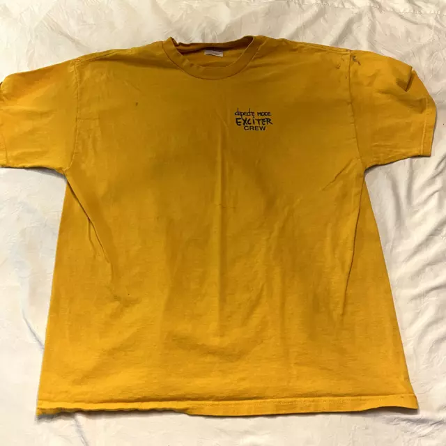 DEPECHE MODE Exciter Local Crew Tour T Shirt Size XL