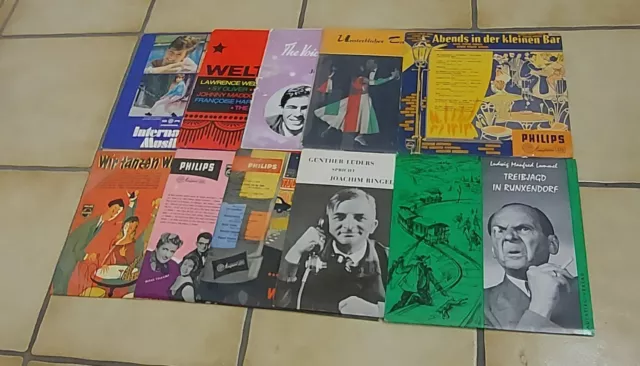 10x Original LP's Vinyl 50er Jahre