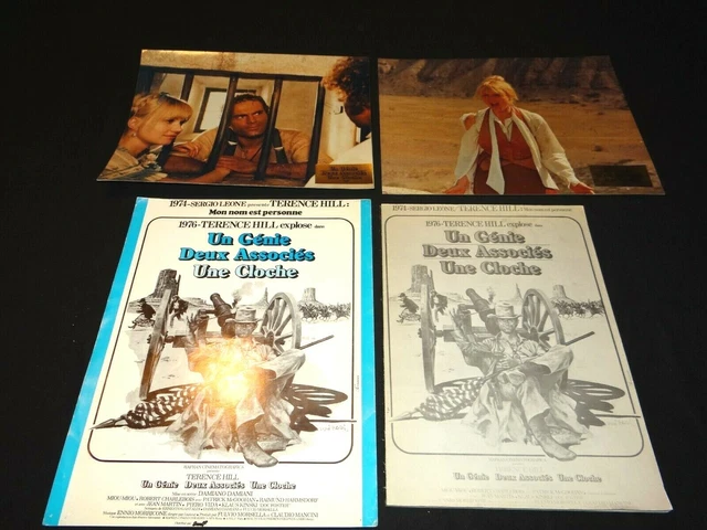 terence hill UN GENIE DEUX ASSOCIES UNE CLOCHE tres rare dossier presse cinema