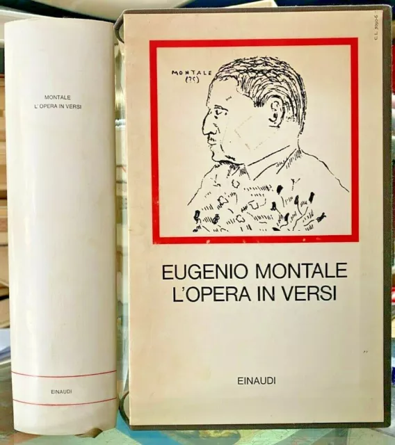 (Poesia) Eugenio Montale - L'OPERA IN VERSI - Einaudi 1980