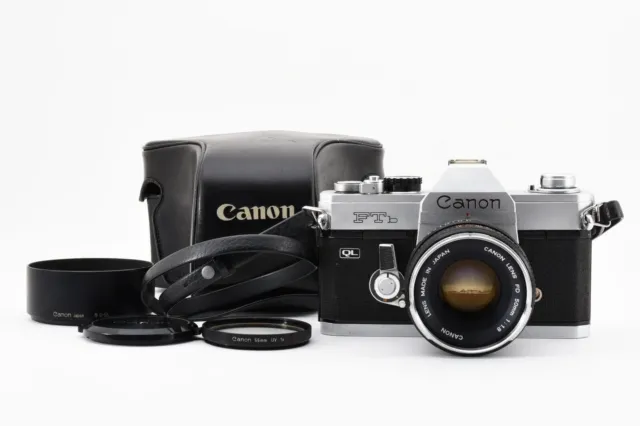 Canon FTB QL 35 mm Film-Spiegelreflexkamera FD 50 mm f1.8 Objektiv [Exc++]...