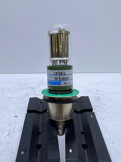 Hamamatsu 1P28A Photomultiplier Tube Side-On PMT with Socket