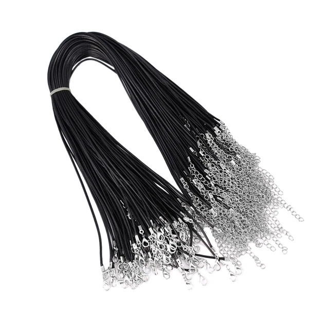 200 Pcs M Gewachstes Lederband Wachsarmband Seil Gewachster Faden Für Armbänder