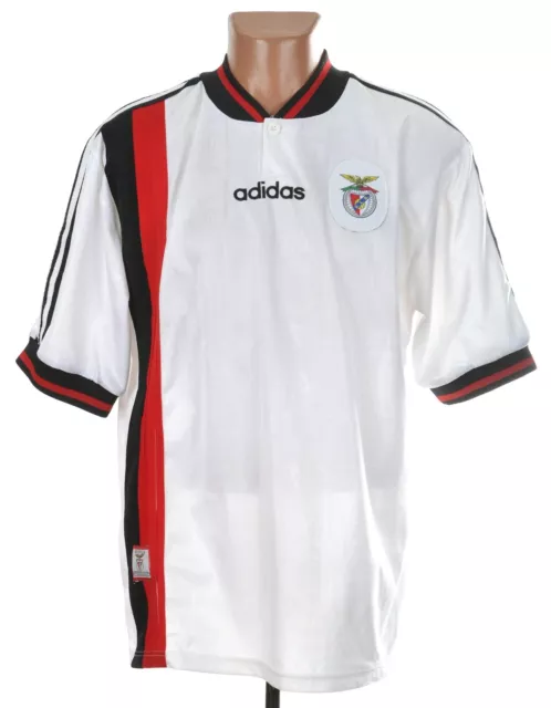 Benfica Portugal 1997/1998 Third Football Shirt Jersey Adidas Size L Adult