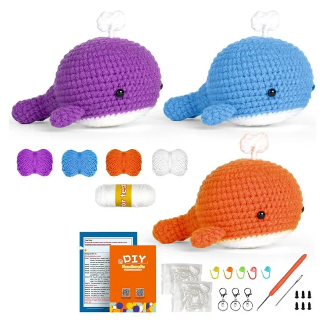 CHRISTMAS CROCHET KITS to Beginner Crochet Kits Adults Kids Knitting Kits  $27.31 - PicClick AU