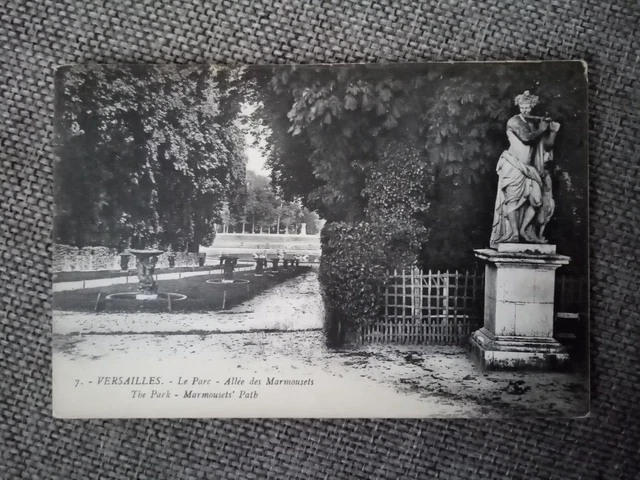 Cpa Versailles Le Parc Allée Des Marmousets
