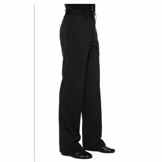 Mens Ballroom Latin Salsa Modern Dance Pants Trousers Competition Wedding Party