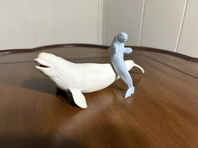 Figura De Ballena Beluga De Safari | Juguete De Animal Marino Realista Para Coleccionistas | Apto Para Niños Mayores De 3 Años