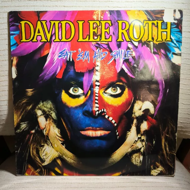 David Lee Roth Eat'em And Smile Vinilo Album, Lp 1986 Warner Bros. Records Spain