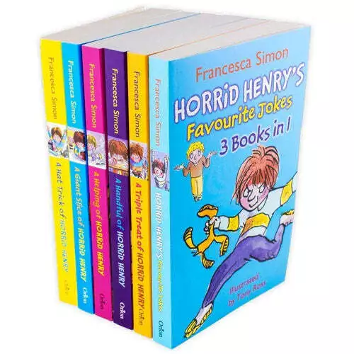 Horrid Henry Series Collection 6 Books Set 18 Titles Francesca Simon NEW