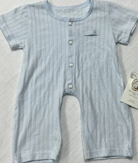BABY BOYS 100% Cotton Outfit W/ Buttons Size 3 - 6 Months BNWT