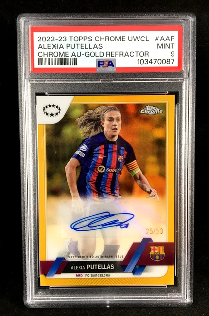 Carte Topps Now UCL 21/22 N°168 - Alexia Putellas - FC Barcelone - Édition Limitée