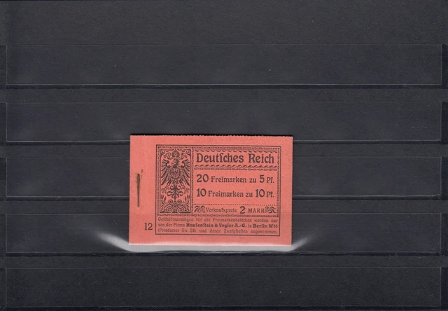 DR: MH5.1, ** postfrisch, mit H-Blatt 9, 1+2 fehlen