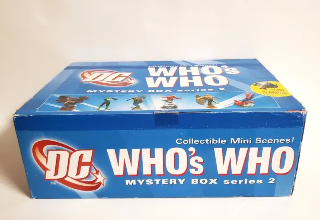 DC Direct Who's Who Mystery Box Series 2 DC Comics Micro Figures New Sealed Case