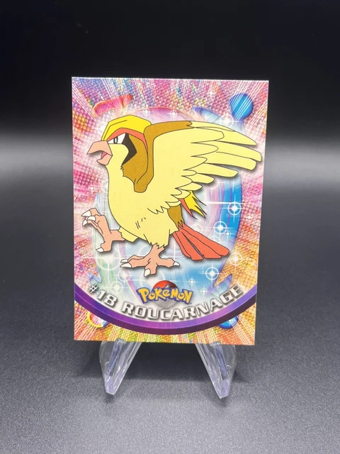 CARTE POKEMON #18 ROUCARNAGE TOPPS TV ANIMATION ÉDITION FR Neuf