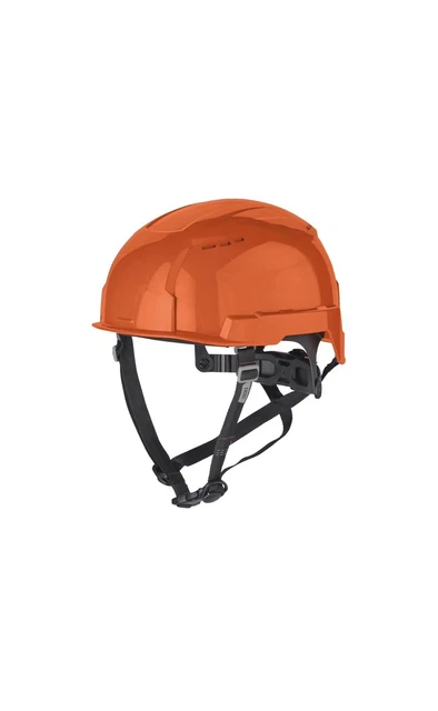 Milwaukee 4932480653 BOLT200 Casco cappello rigido di sicurezza arancione ventilato con strappo