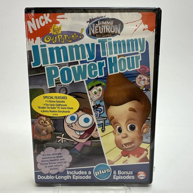 Pack 2 Jeux PC : Bob L'Éponge Le Film + Jimmy Neutron - Neuf Sous Blister - PEGI 3