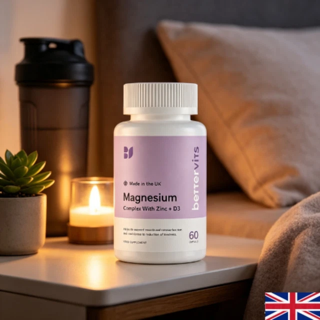 BETTERVITS MENOPAUSE COMPLEX Capsules, Menopause, Magnesium, Omega 3 ...