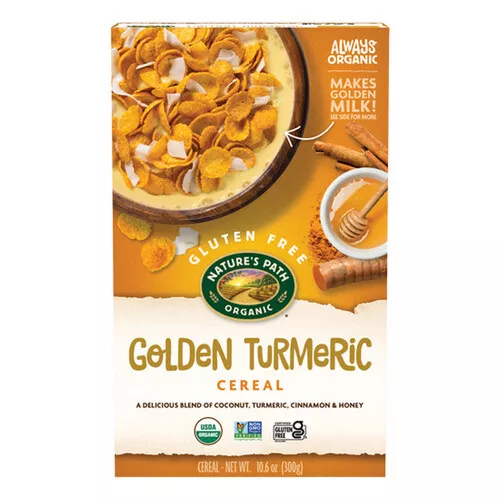 Organic Golden Turmeric Cereal 10.6 Oz By Natures Path