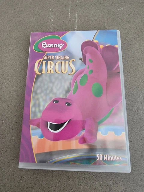BARNEY SUPER SINGING Circus DVD Region 2 PAL $23.99 - PicClick AU